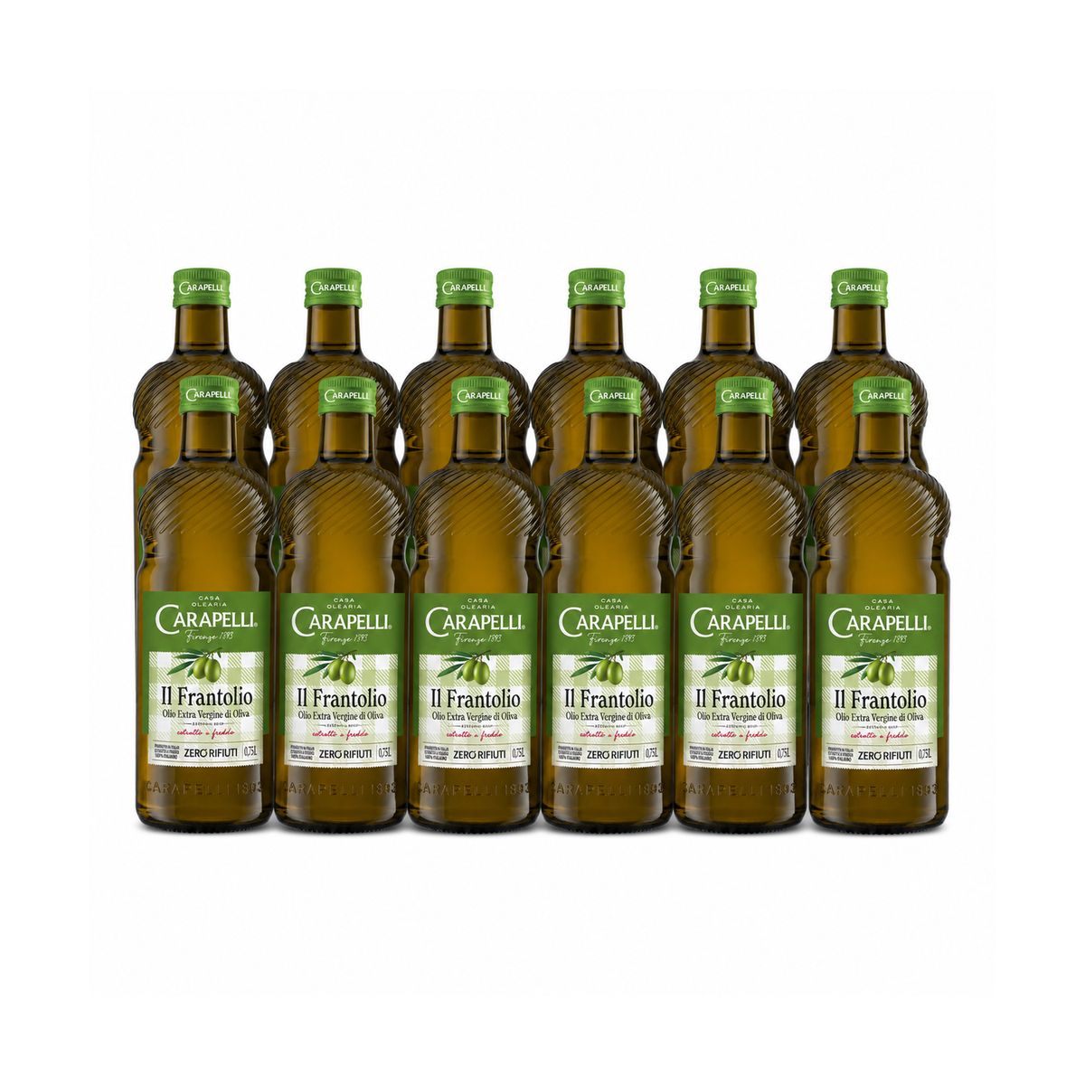 Carapelli Il Frantoio Extra Virgin Olive Oil 750 ml - 12 pieces