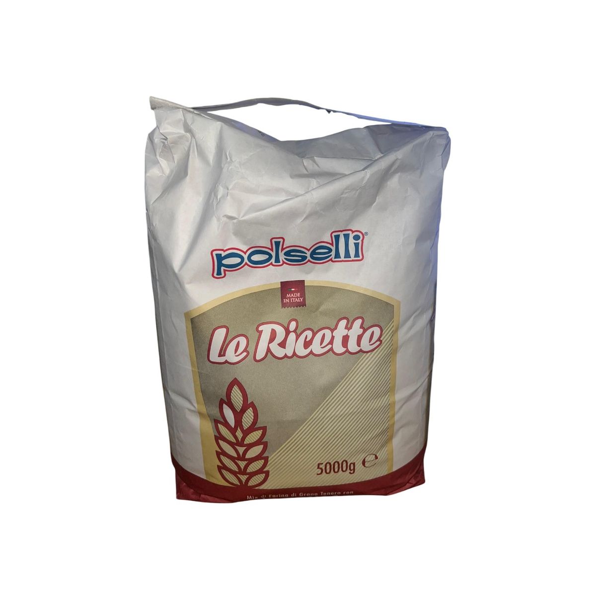 Polselli Mischung aus Weichweizenmehl mit Paprika 5 kg