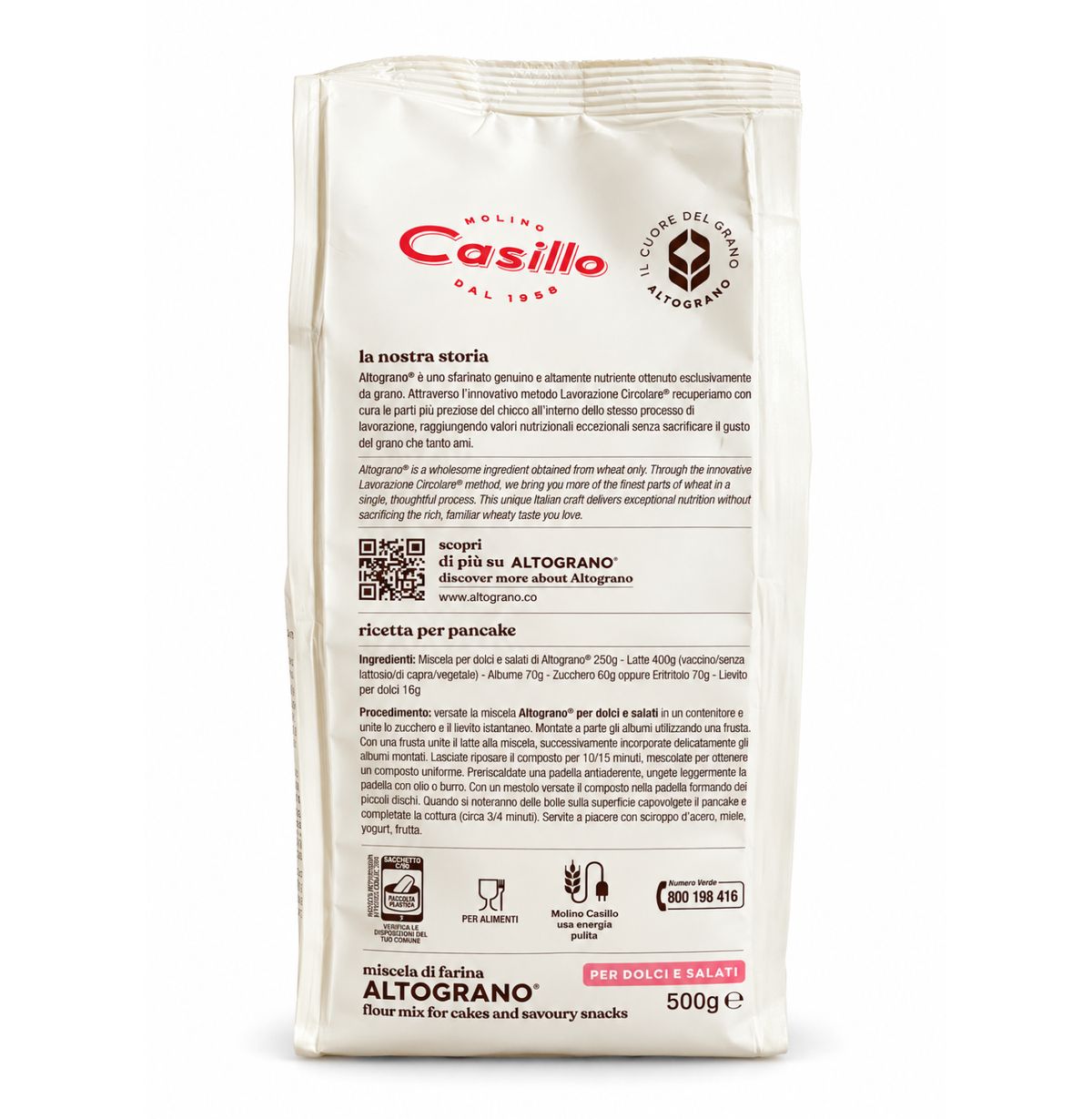 MOLINO CASILLO Altograno Dolci e Salati 500 g