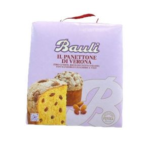 Bauli Il Panettone di Verona 1kg – Dolce Tradizionale con Uvetta, Mandorle e Zucchero a Velo – Lievitazione Naturale, Soffice e Profumato