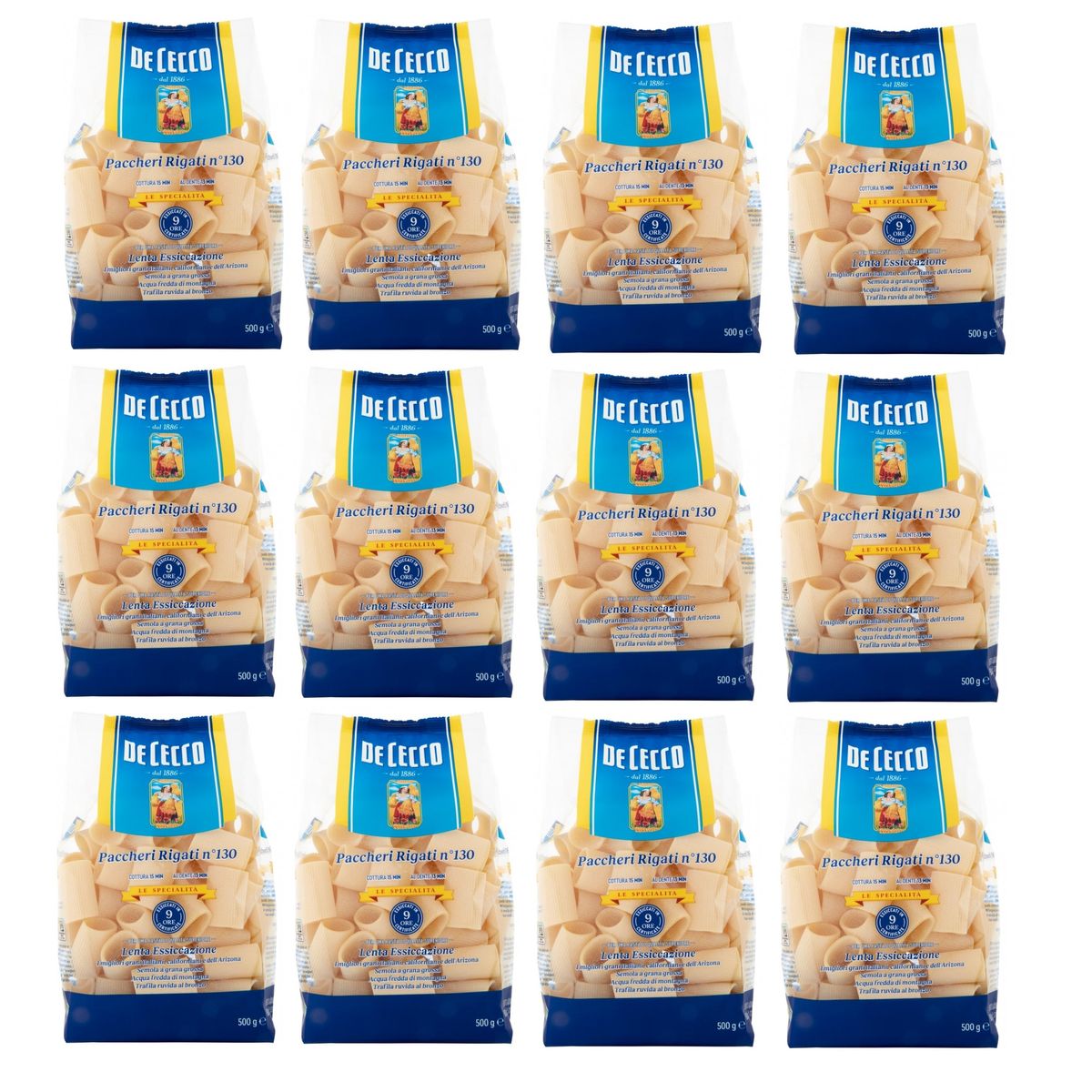 De cecco paccheri rigati n°130 500 Gr.