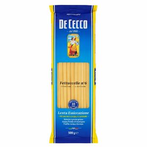 De Cecco Fettuccelle No.6 500 g – Durum Wheat Semolina Pasta