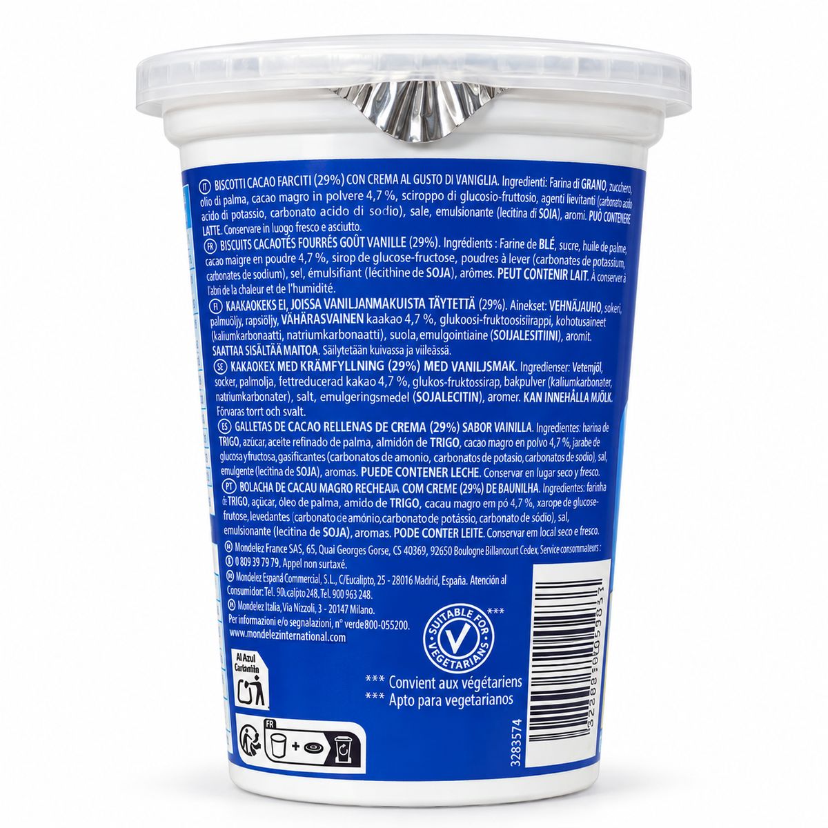 Oreo Mini Cocoa and Vanilla Cookies 115 g