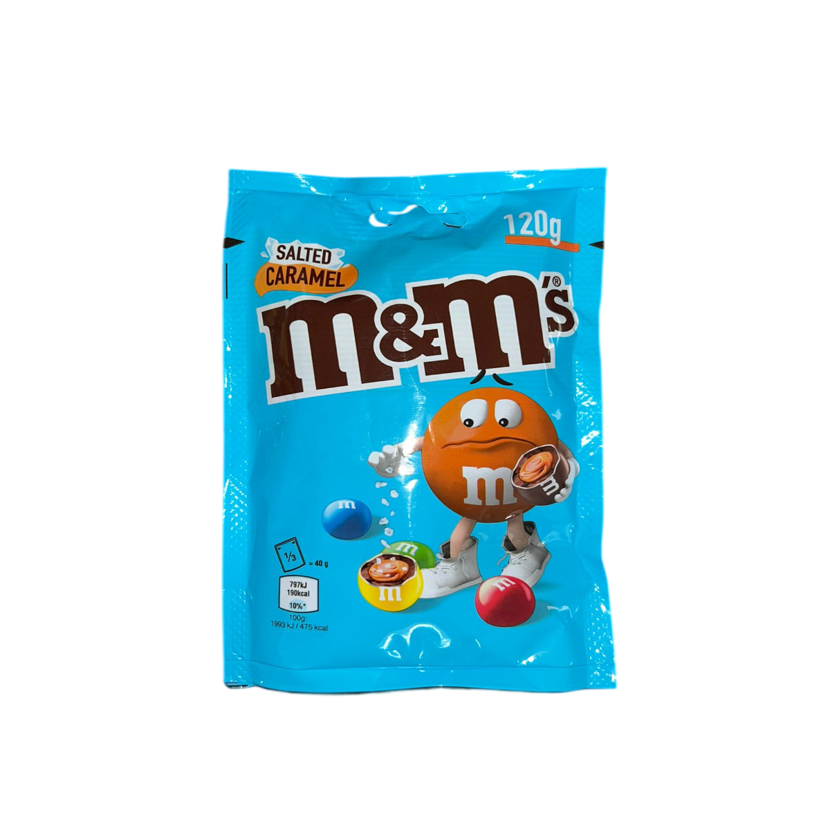 M&M's Salted Caramel Confetti di Cioccolato al Latte con Caramello Salato 120 g