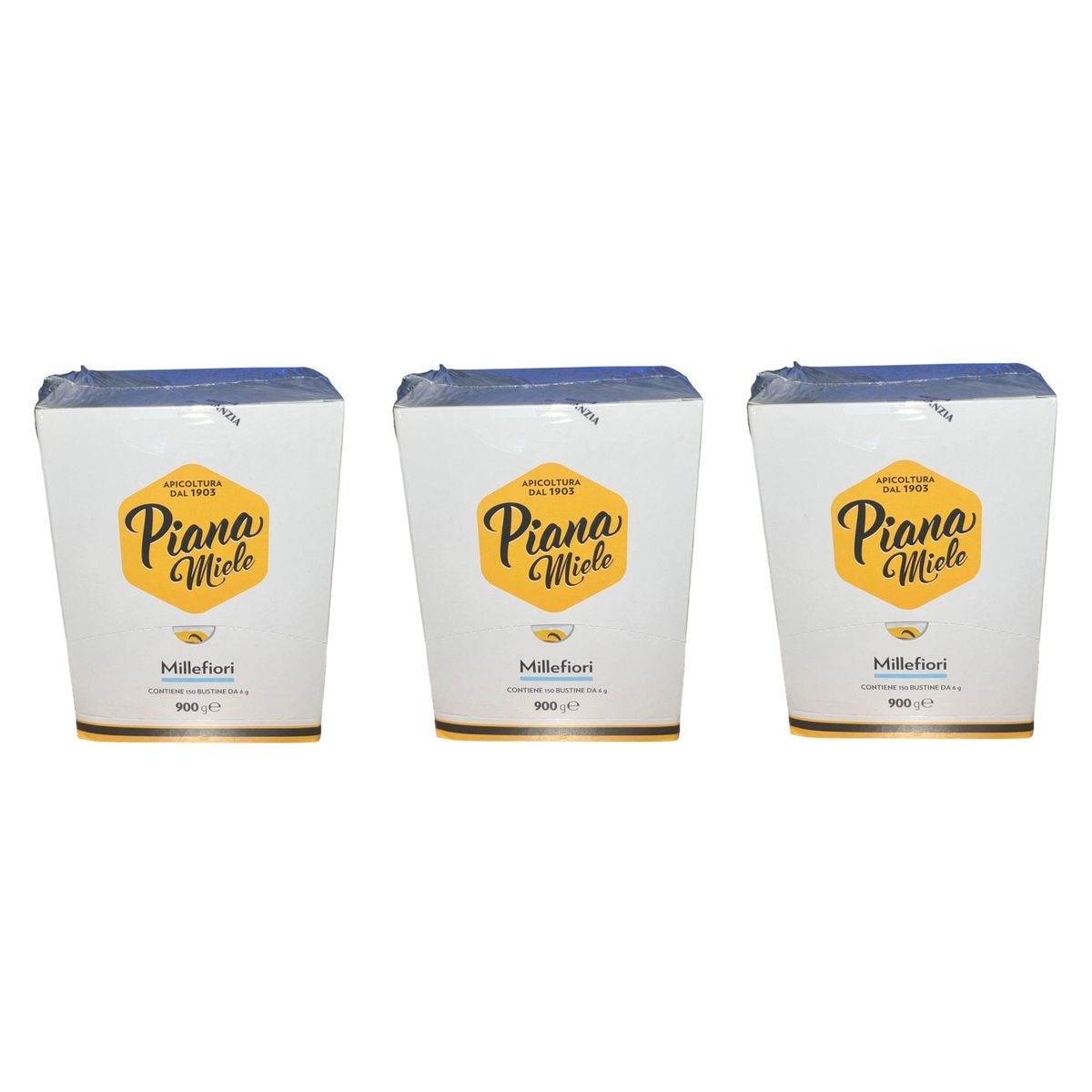 Miel Pianamiele Millefiori Pack de 150 doses individuelles de 6 gr.