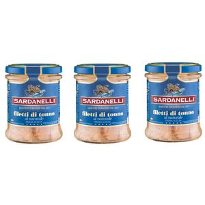 Sardanelli Tuna Fillets in Oil 190 Gr._0