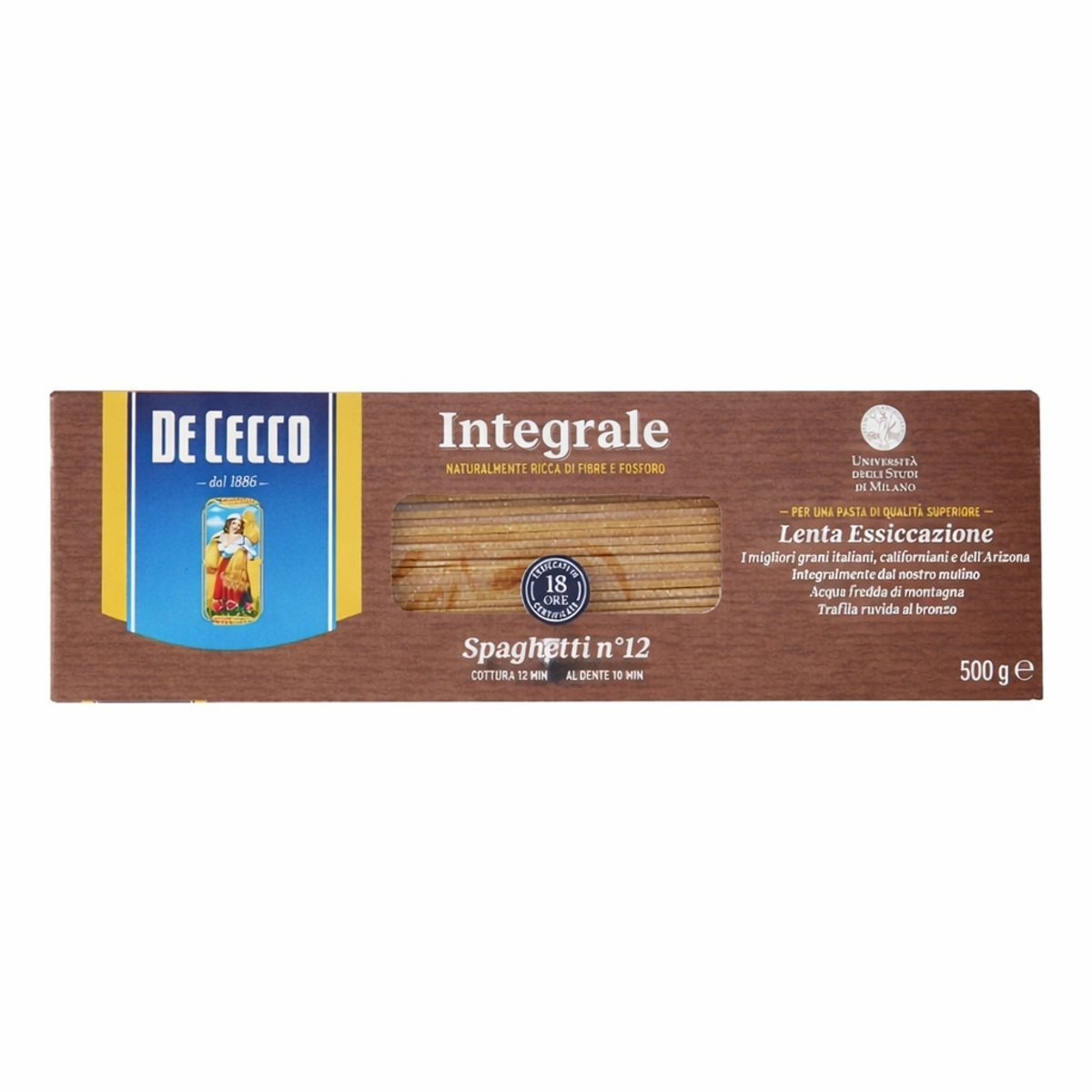 De Cecco Spaghetti Integrali n°12 500 Gr.