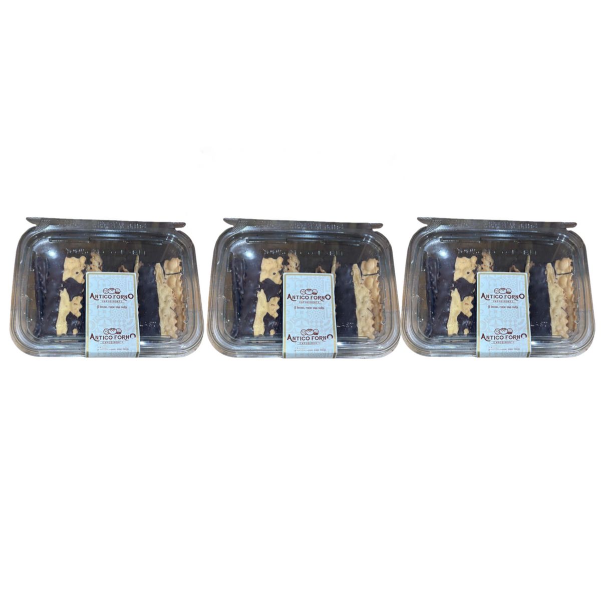 Antico Forno Chiacchiere Al Cioccolato Fondente 250 Gr - 3 Pezzi