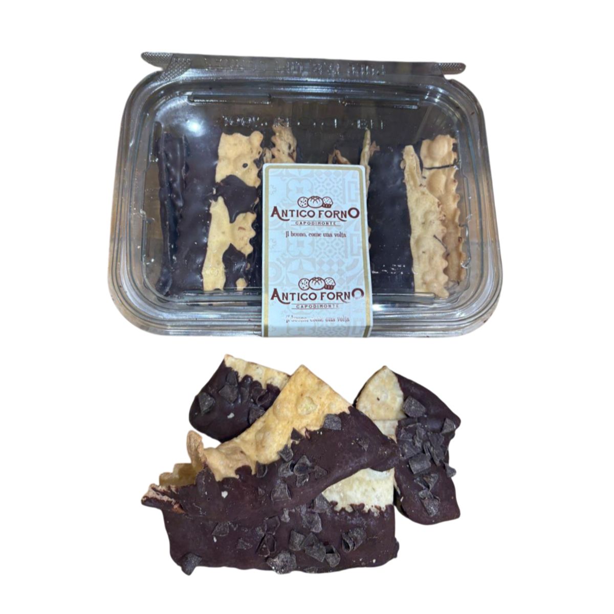 Antico Forno Chiacchiere Al Cioccolato Fondente 250 Gr