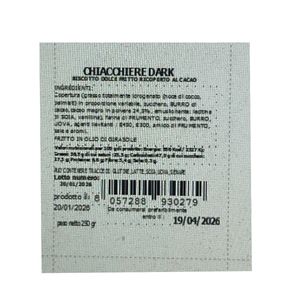 Antico Forno Chiacchiere al Cioccolato Fondente 250 g – Dolce Tradizionale Ricoperto di Cioccolato_1