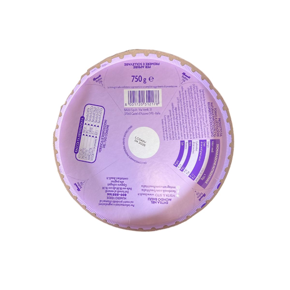 Bauli The Pudding 750 g