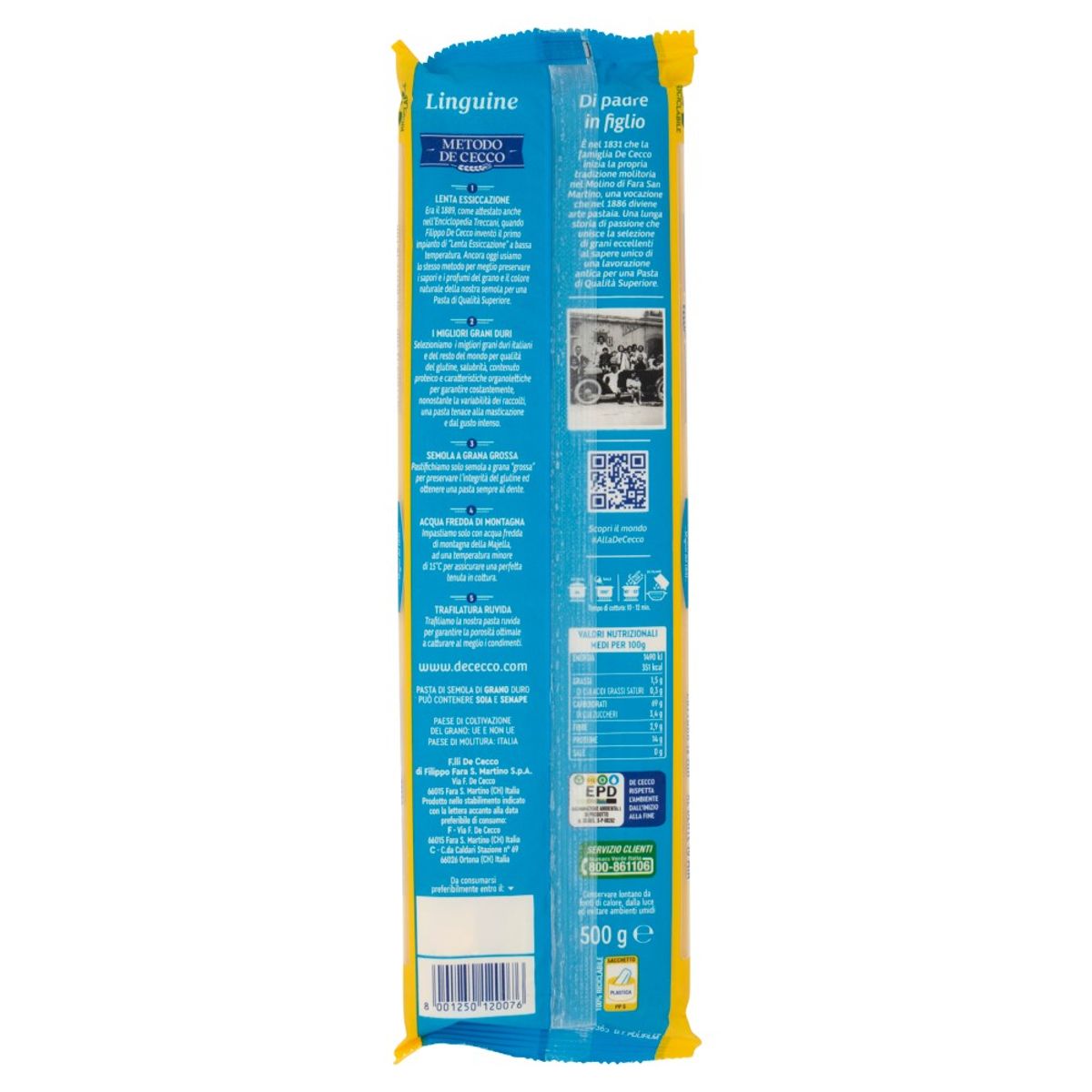 De Cecco Linguine n° 7 500 gr.