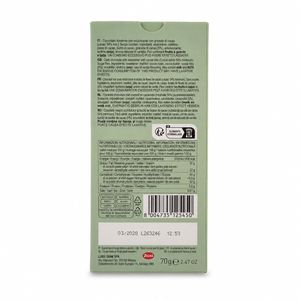 Zaini Zero Sugar Dark Chocolate with Cocoa Nibs 70 g – Sugar Free Chocolate Bar_1