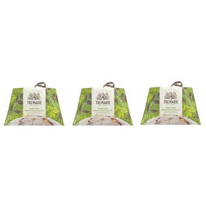 Tre Marie Panettone Pear and Chocolate 930g – Italian Artisan Panettone with Semi-Candied Pear and Dark Chocolate Chunks | Naturally Leavened and Rich in Flavor_0