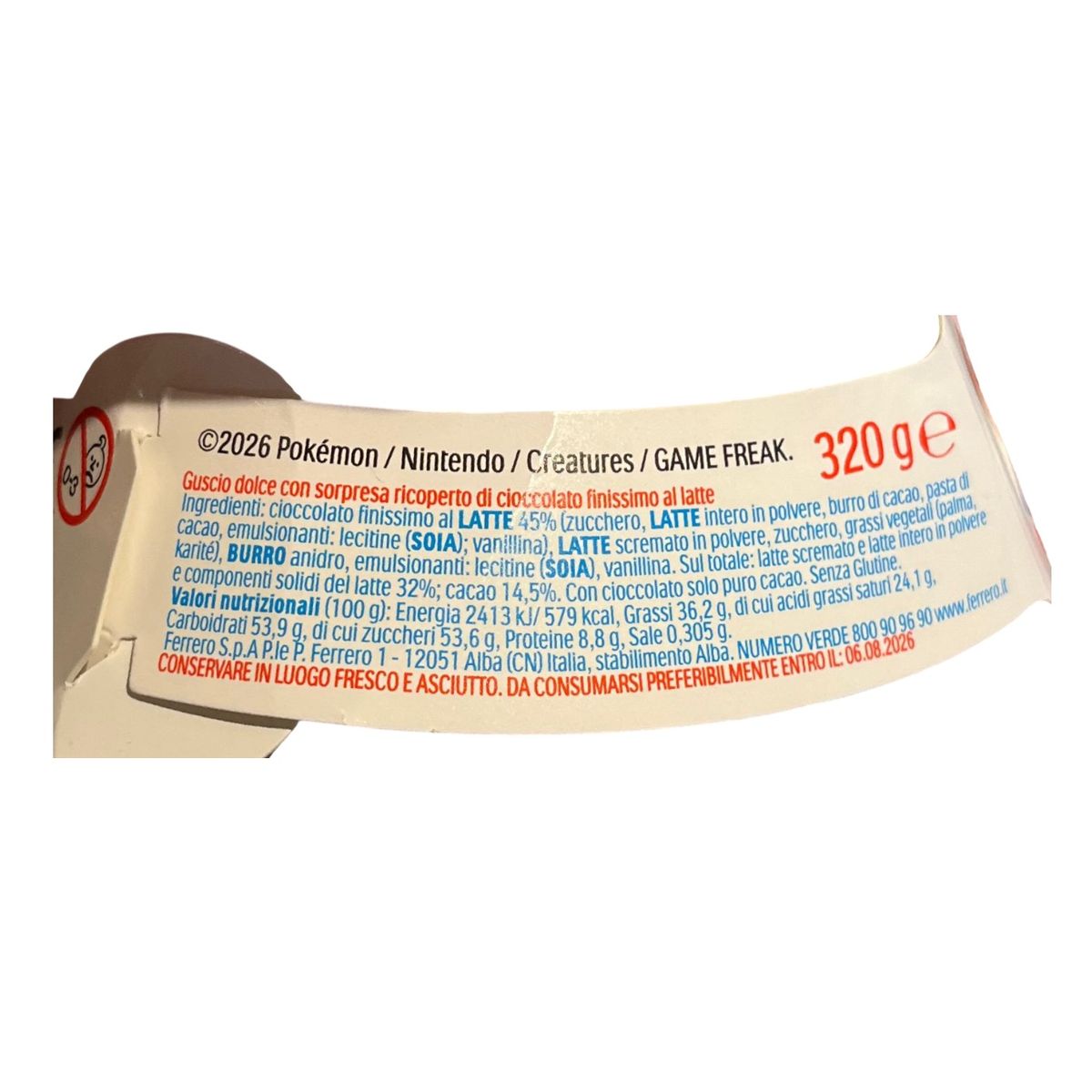 Huevo Pokémon Gigante Kinder 320 Gr