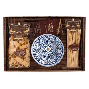 La Fabbrica della Pasta di Gragnano „800 Style Geschenkbox mit Suppenteller und Nudeln“ Gragnano IGP-Nudeln
