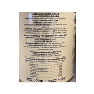 Fontanella Bio Geschälte Tomaten 1 Kg – Ganze Italienische Bio-Tomaten im Saft_1