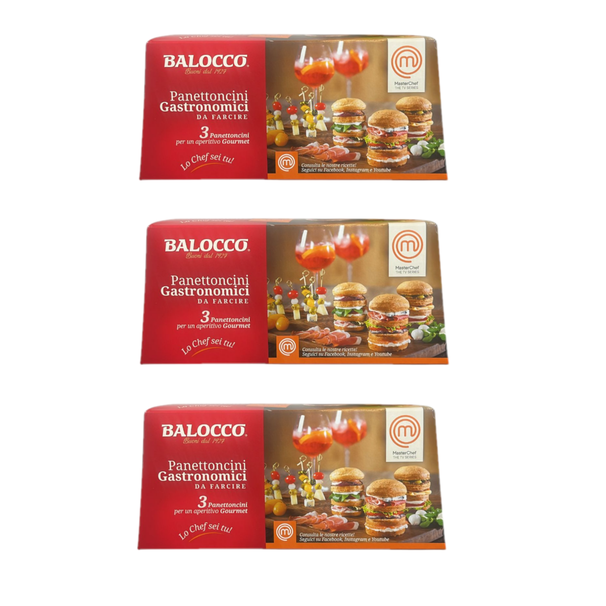 Panettoni gastronomiques Balocco à farcir 240 g - 3 pièces