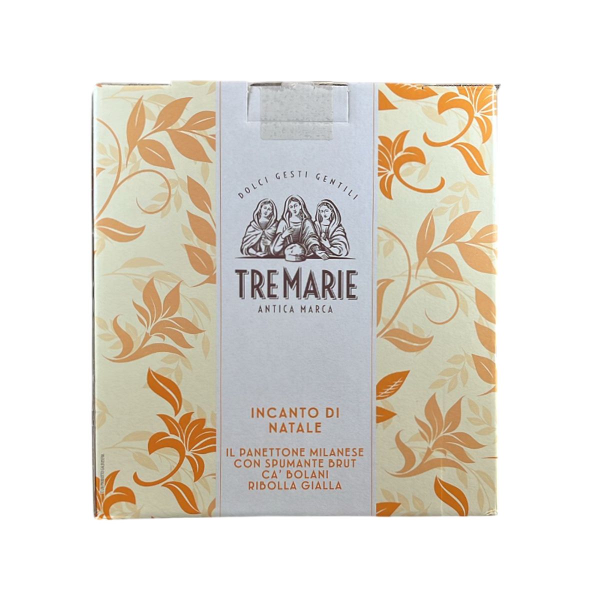 Tre Marie Christmas Charm Panettone 750g with Ca’ Bolani Ribolla Gialla Brut Sparkling Wine