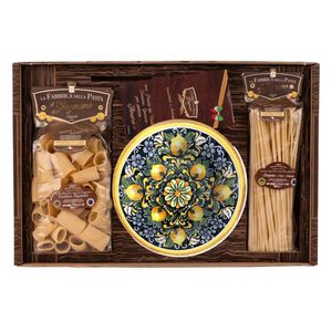 la Fabbrica della Pasta di Gragnano „Amalfi-Salatschüssel und Pasta-Geschenkbox“ Gragnano IGP-Nudeln  
