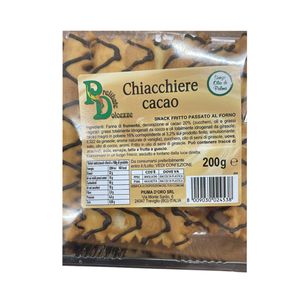 Piuma D’oro Chiacchiere de Carnaval al Cacao 200 g – Dulce Tradicional sin Aceite de Palma_1