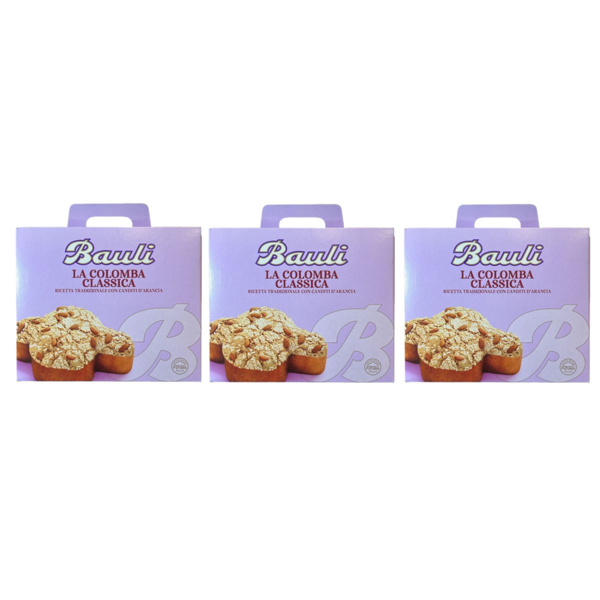 BAULI Colomba Classique 700g - 3 Pièces