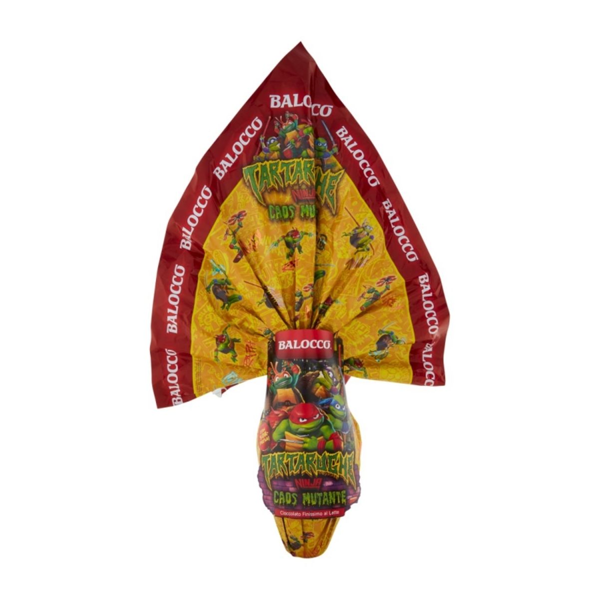 Balocco uovo di pasqua Tartarughe Ninja Caos Mutante 240 Gr.