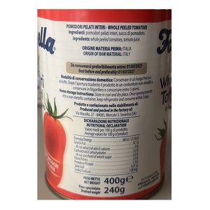 Fontanella Geschälte Tomaten Easy Open 400 g – Italienische Ganze Tomaten_1