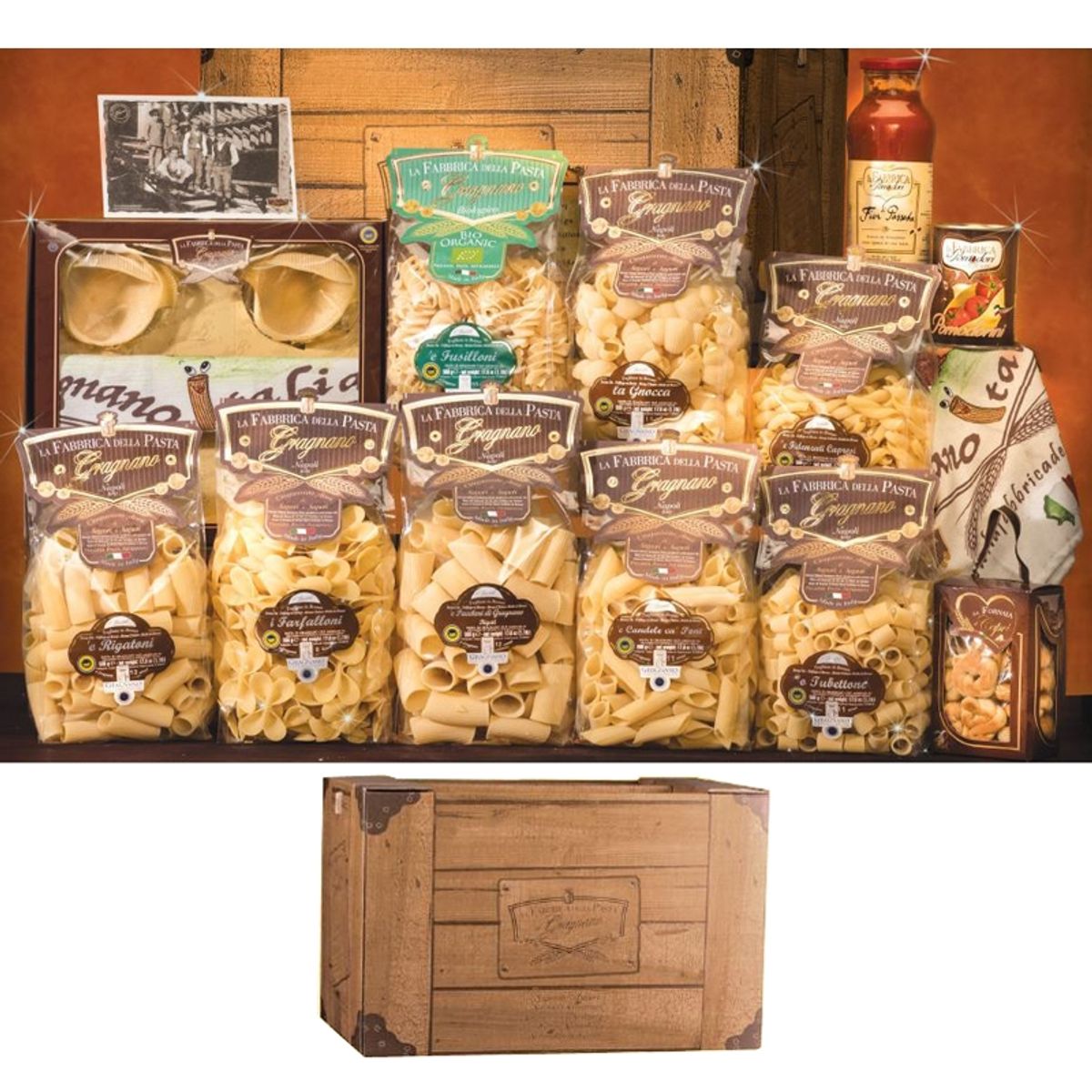 La Fabbrica della Pasta di Gragnano  "confezione il pompei" Pasta di Gragnano IGP