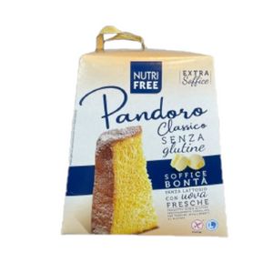 Pandoro Classico Senza Glutine Nutrifree 600 Gr  – Soffice Bontà Natalizia Senza Lattosio | YouDreamItaly