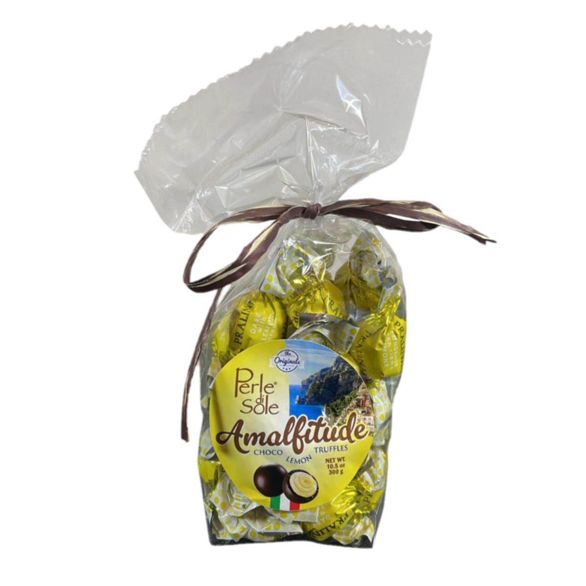 Perle di Sole Amalfitude – Trufas de Chocolate Negro y Limón Costa de Amalfi IGP 300g | Especialidad Italiana