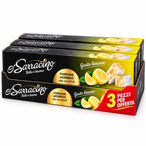 O'Sarracino Turrón Blando de Cacahuete Sabor Limón 150 g_0