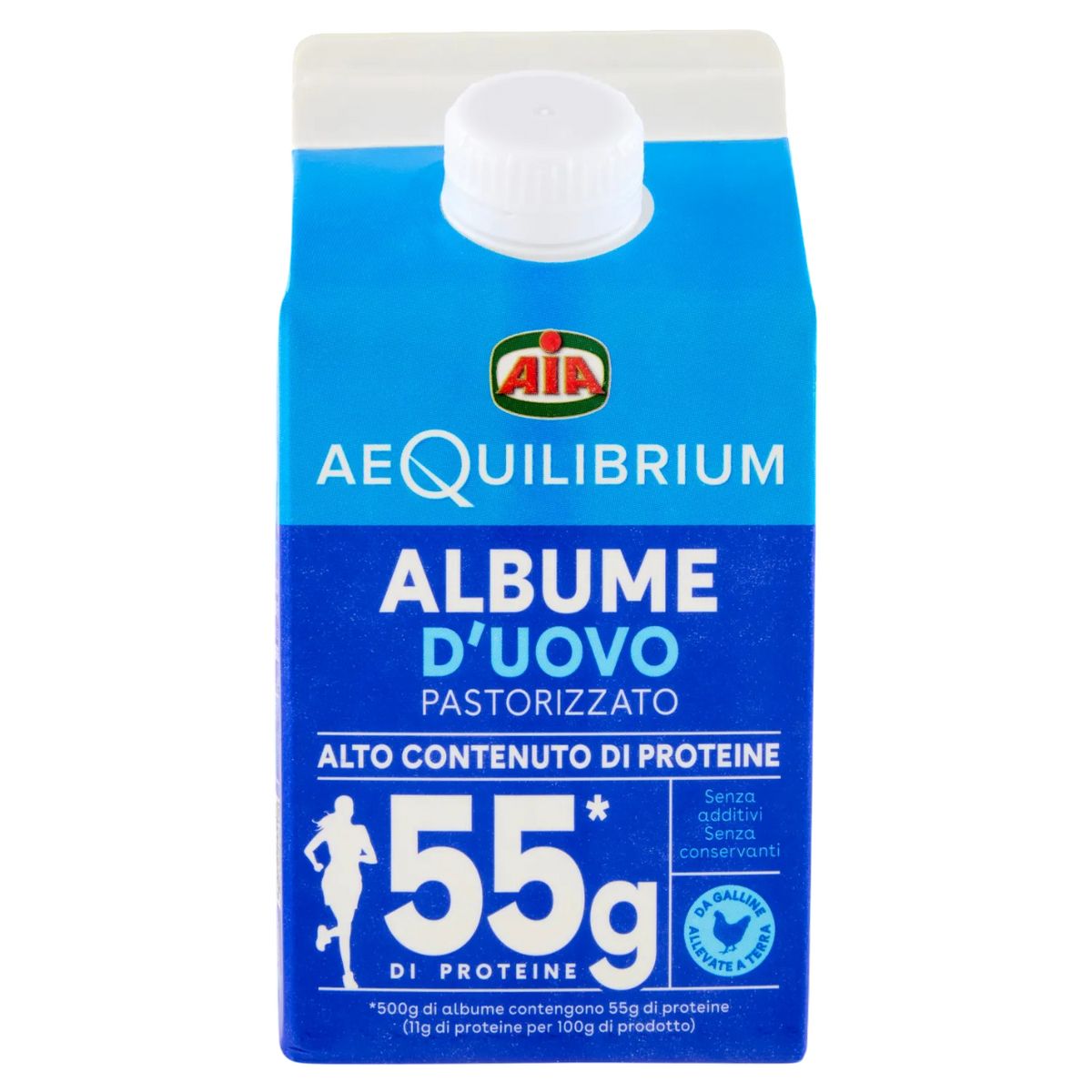 Aia aeQuilibrium Albume d'Uovo Pastorizzato 500 Gr.