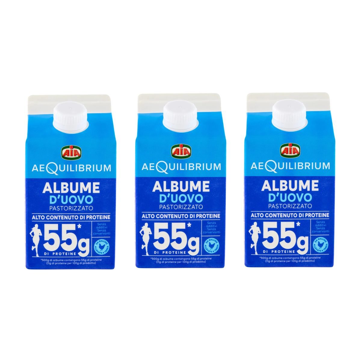 Aia aeQuilibrium Albume d'Uovo Pastorizzato 500 Gr.