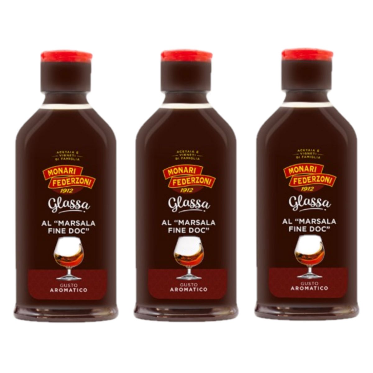 Monari Fedezioni "Marsala Fine DOC" Glaze 200 ml - 3 Pieces