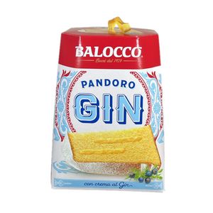 Balocco Gin Pandoro 800g – Italian Christmas Cake with Gin Cream, Elegant and Refined Taste