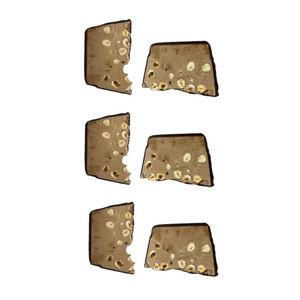 Turrón de los Muertos Antico Forno de Avellanas 250 g – Dulce Artesanal Napolitano con Chocolate y Avellanas Enteras_0