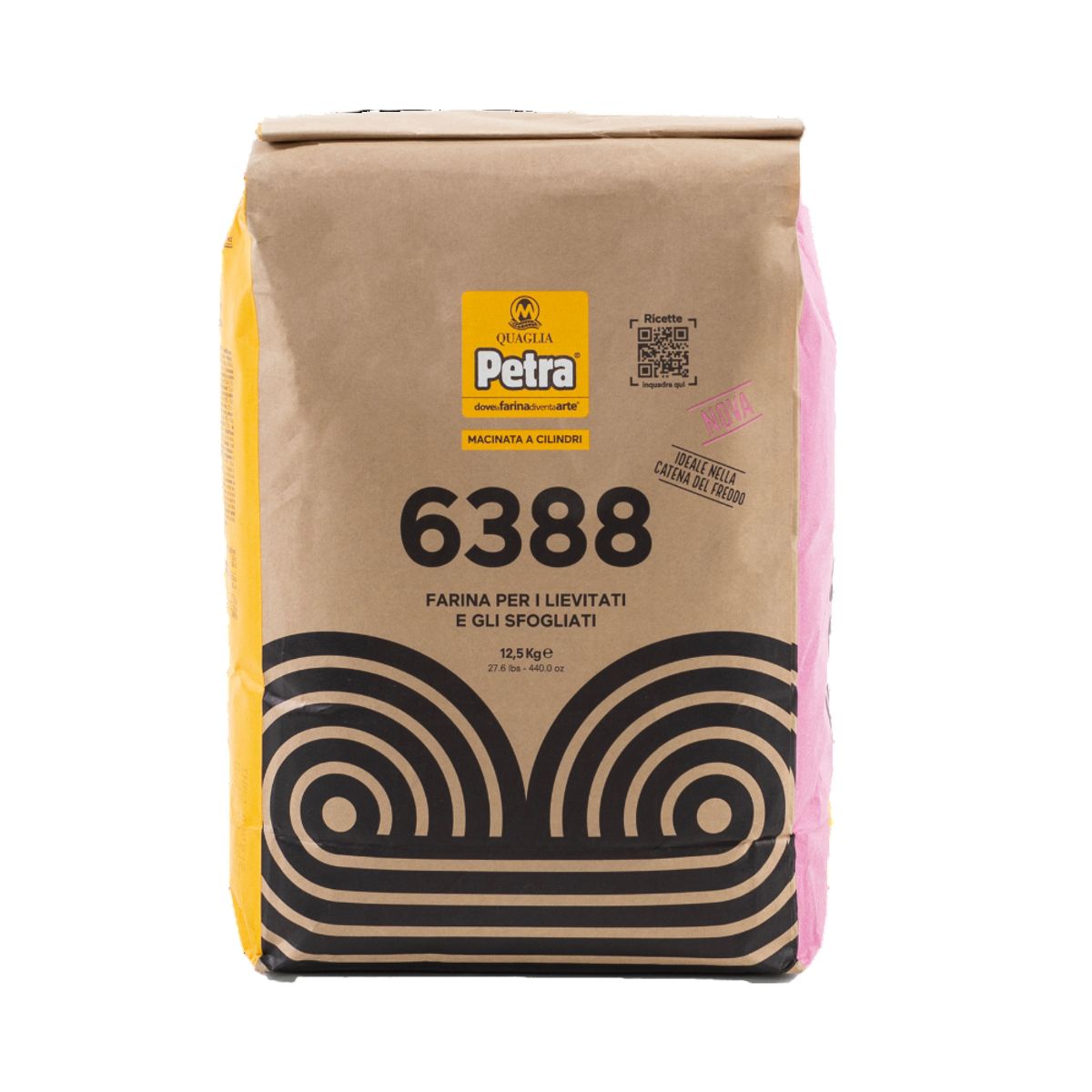 Molino Quaglia farina PETRA 6388 per impasti lievitati e sfogliati Kg. 12,5