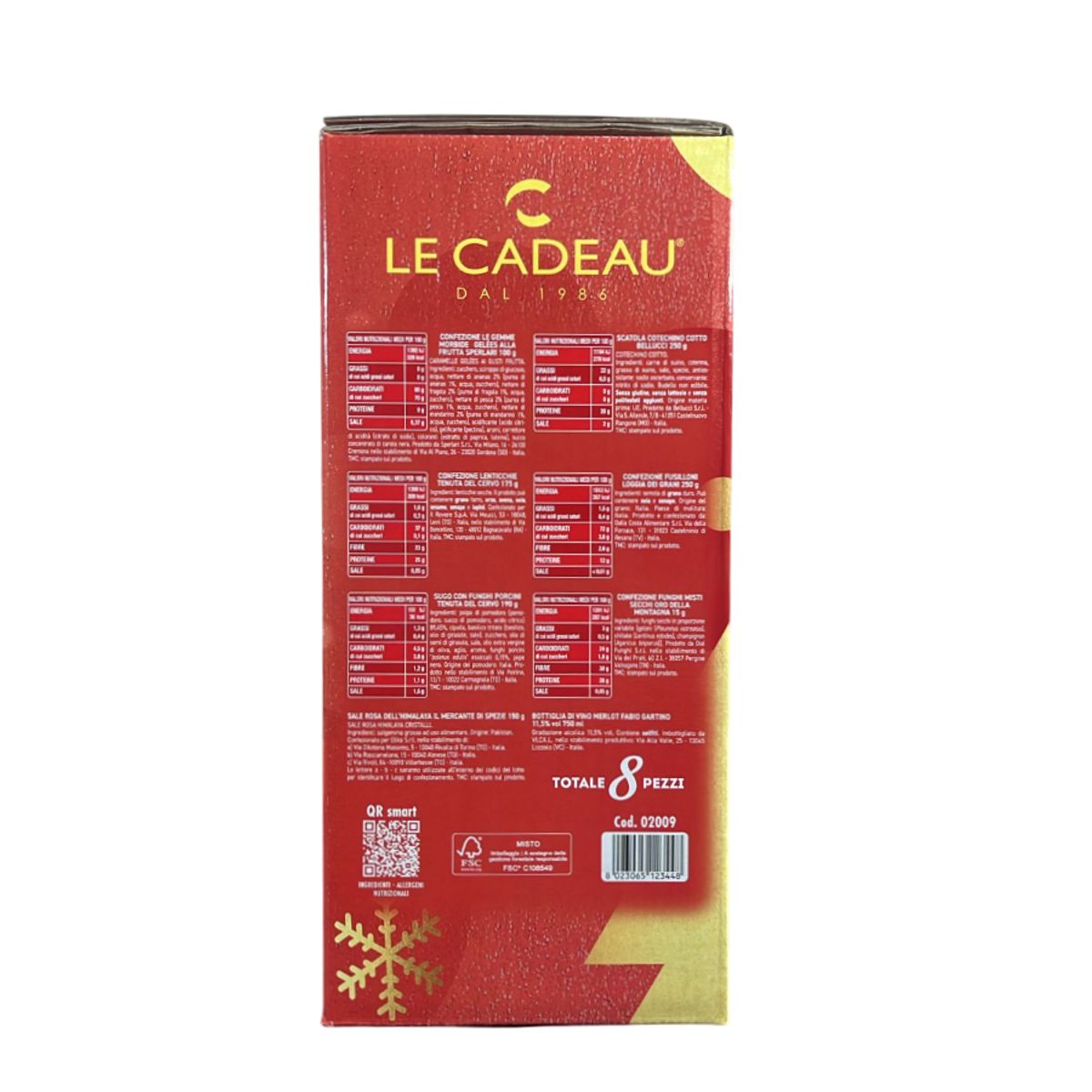 Paquete de 8 piezas "Almuerzo de Navidad" Le Cadeau