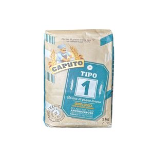 Caputo Farina di Grano Tenero Tipo 1 con Germe e Crusca Naturali 1 Kg