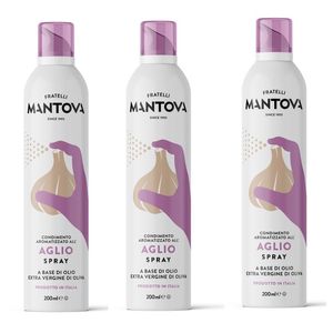Mantova Condimento all'Aglio spray a base di Olio Extra Vergine di Oliva 200 Gr._0