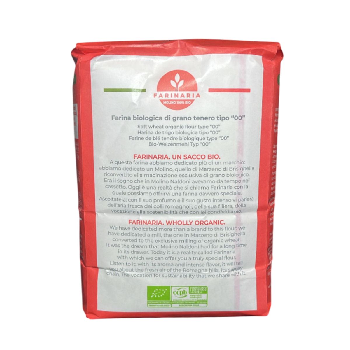 Molino Farinaria Farina Biologica Tipo “00” per Pizza 1 kg