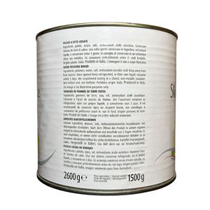 Robo Patate a Fette Lessate in Latta 2,6 kg – Patate Pronte per Cucina Professionale_1