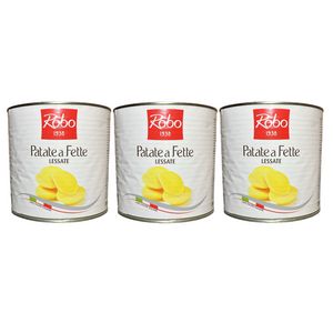Robo Patate a Fette Lessate in Latta 2,6 kg – Patate Pronte per Cucina Professionale_0