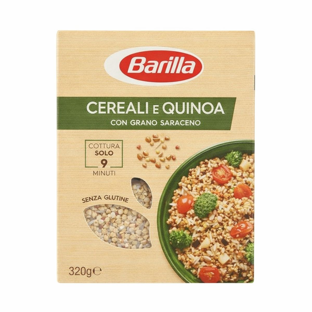 Céréales Barilla et quinoa au sarrasin 320 g.