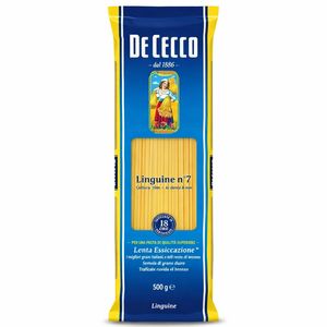 De Cecco Linguine n° 7 500 g – Pasta di Semola di Grano Duro a Lenta Essiccazione