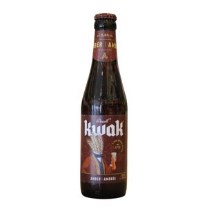 Cerveza ámbar belga Kwak 33 cl