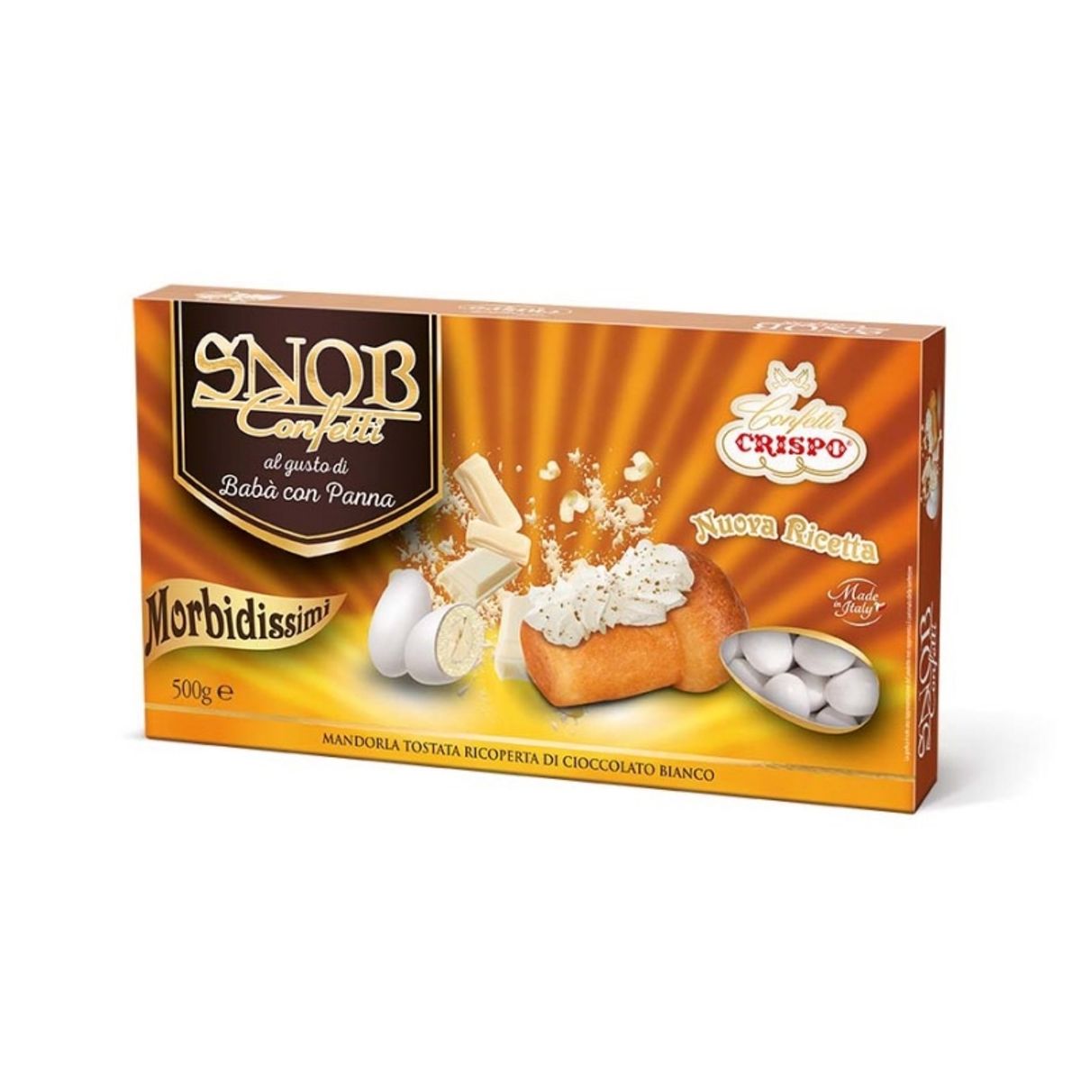 Crispo Confeti Snob Babà y Nata 500 Gr.