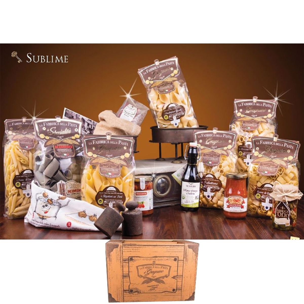 La Fabbrica della Pasta di Gragnano "confezione sublime" Pasta di Gragnano IGP