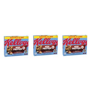 Kellogg's High Protein 25% Mandorle e Cioccolato Fondente 4 x 35  Gr._0